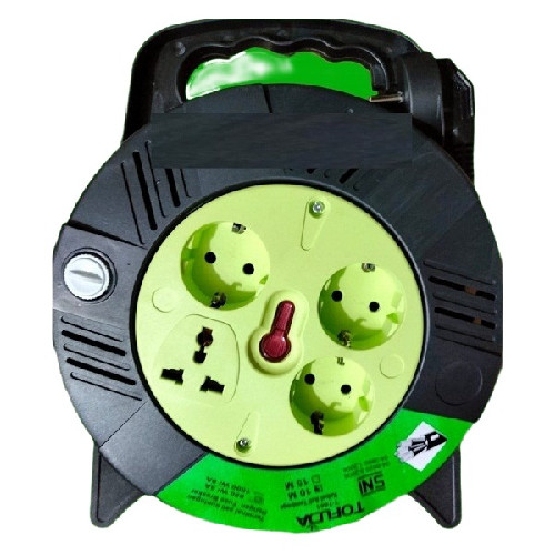 Kabel gulungan 15 M multi kabel roll Sni 15 meter full+switch