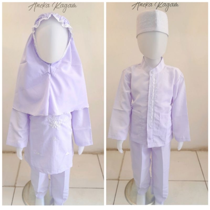 Baju Muslim Putih TK