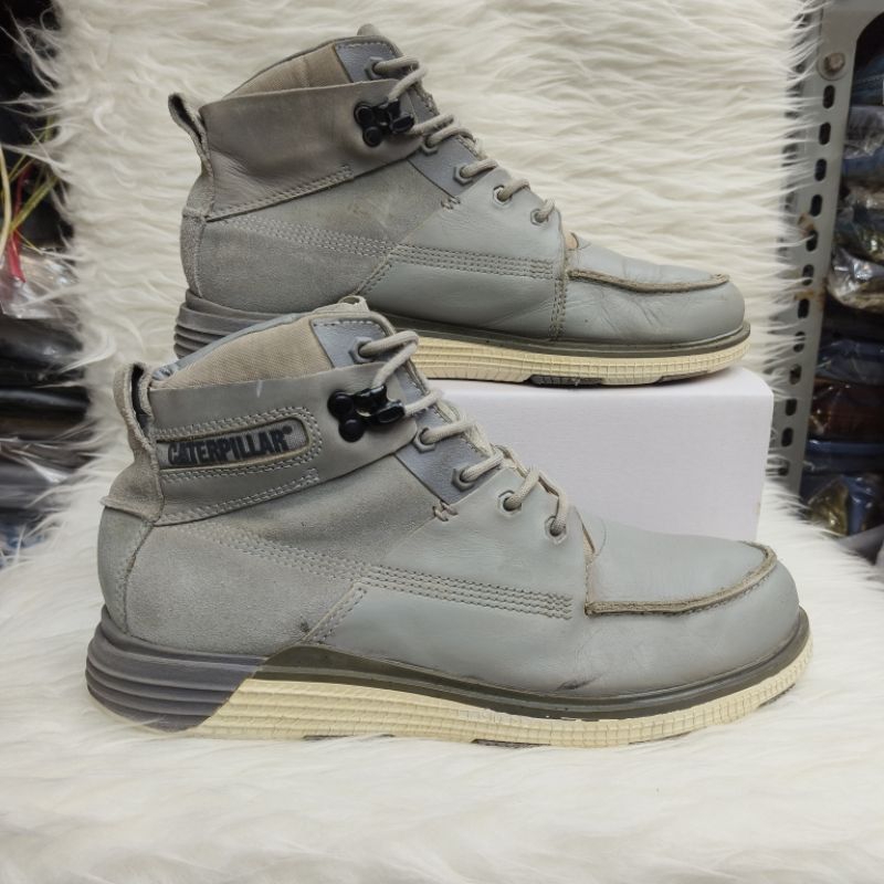 Sepatu Caterpillar Forge 20 Boot Leather Second / Sepatu Boot Kulit / Sepatu Safety / Sepatu CAT / S