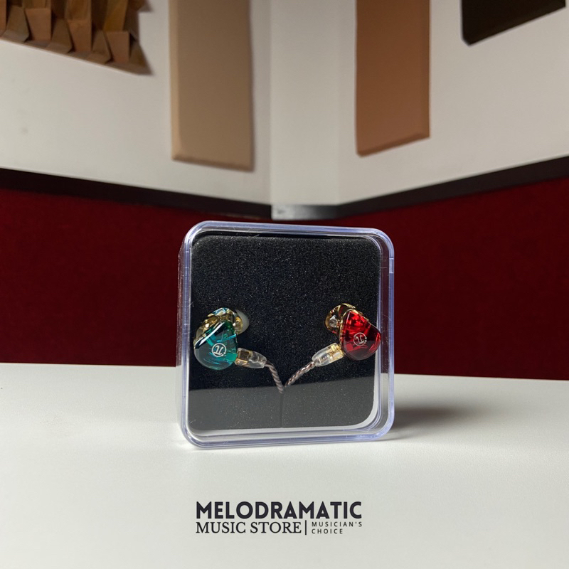 IN EAR PI AUDIO 3.14 DR2 RED BLUE