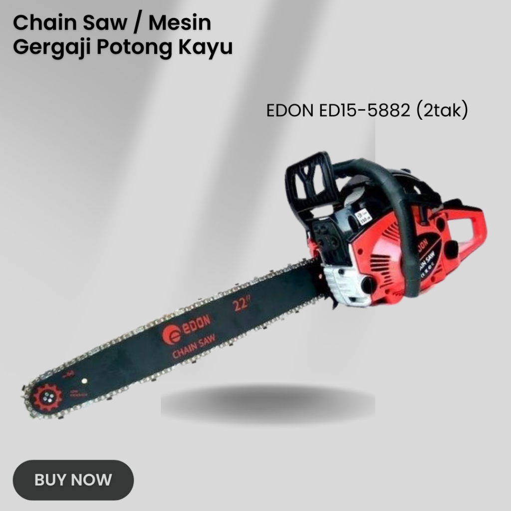 Mesin Chain Saw / Mesin Gergaji Potong Kayu EDON 22in EDON ED15-5882 (2tak)