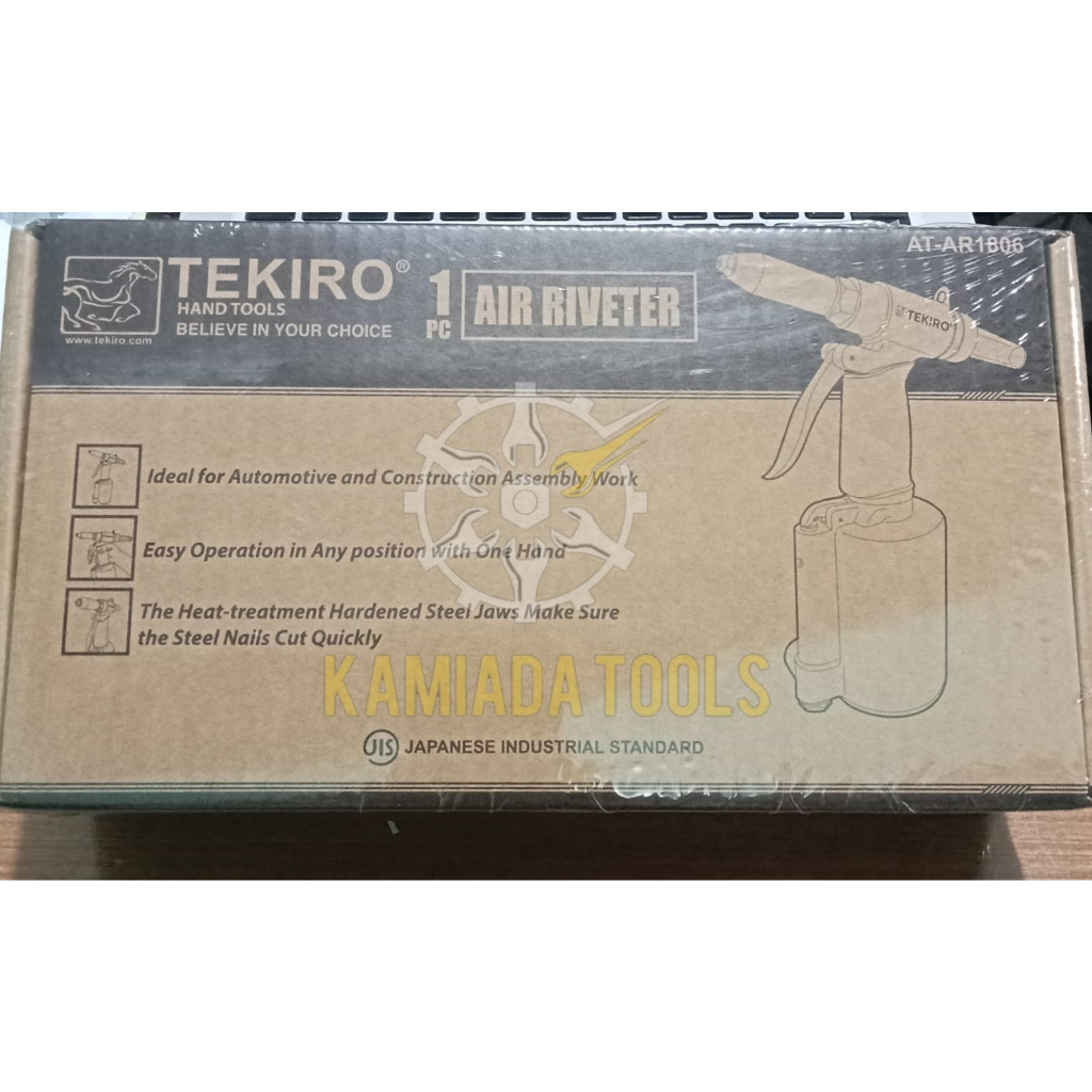 Air Riveter TEKIRO/Riveter Angin/Mesin Tembak Rivet TEKIRO