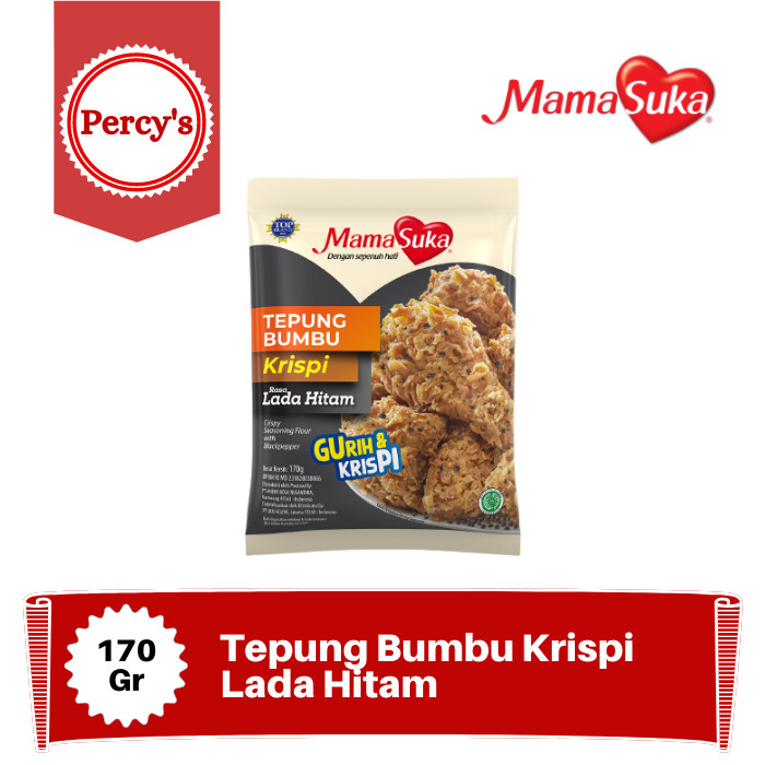 

MamaSuka - Tepung Bumbu Krispi Lada Hitam 170gr