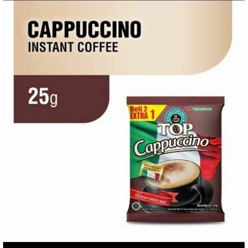 

top kopi cappucino renceng bli 2 extra 1