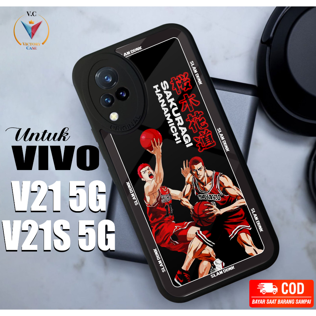 Case Vivo V21 5G V21S 5G Victory Case Motif [ SLMDNK] Case Hp Glossy Casing Hardcase Softcase Bisa c