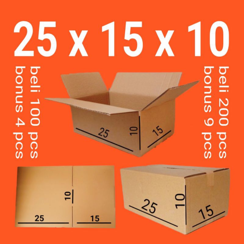 

Kardus Box 25x15x10