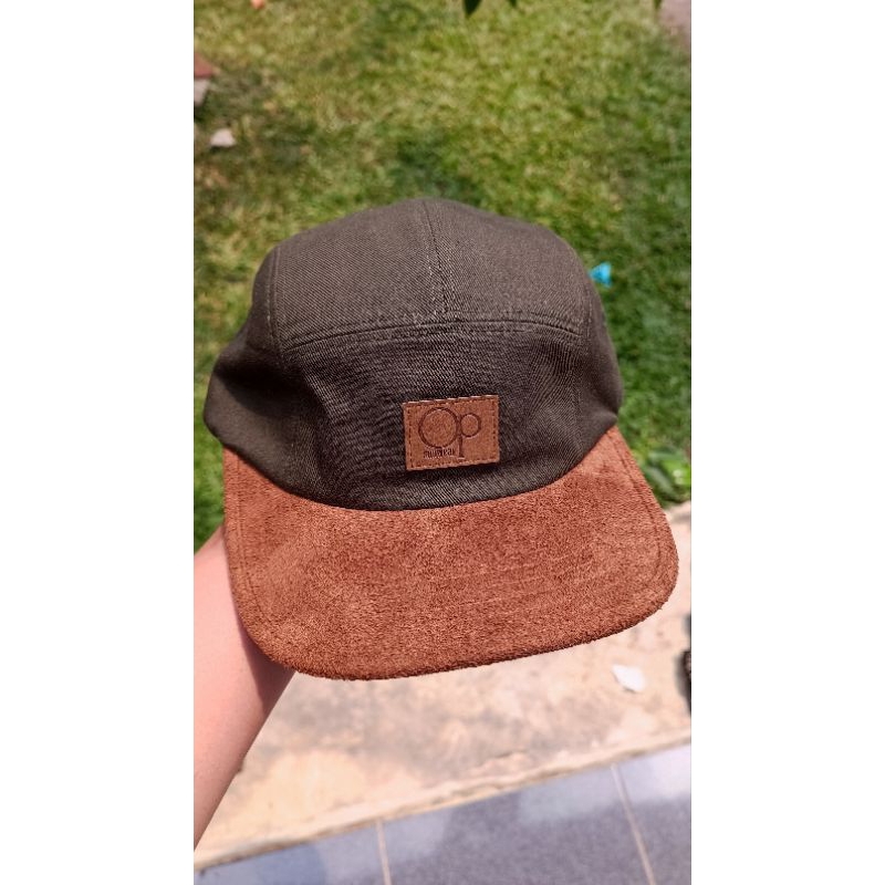Topi OP Ocean Pacific Lima Panel Five-Panels 5 Panel Brim Velvet Preloved Used Second