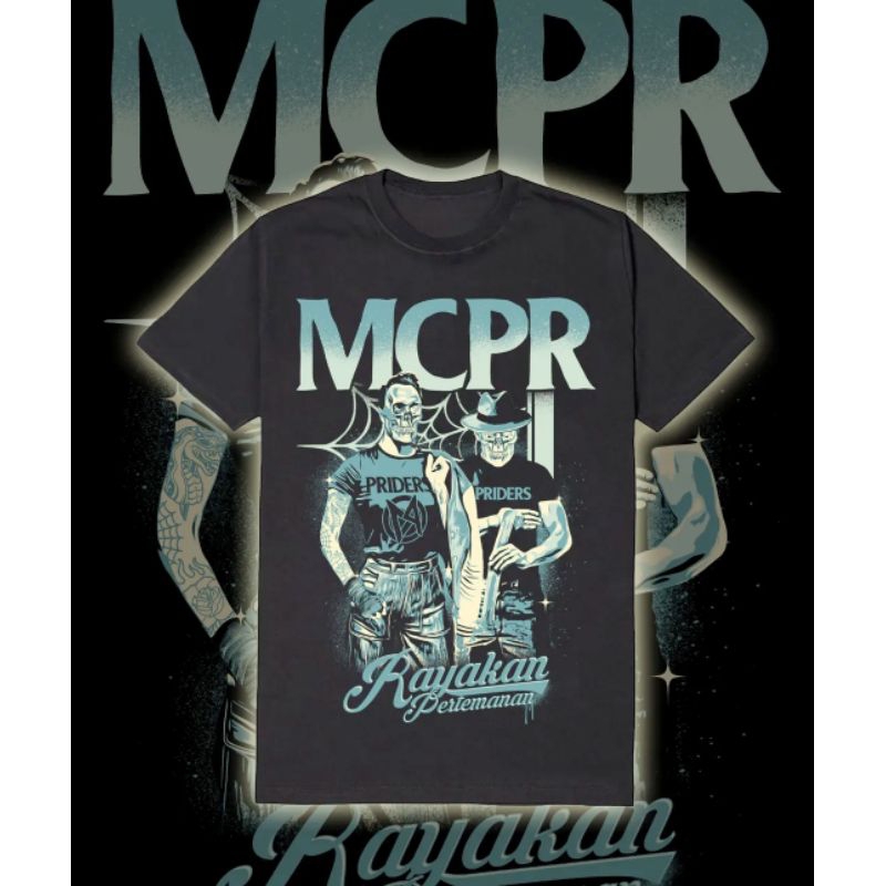 TSHIRT MCPR RAYAKAN PERTEMANAN BLK