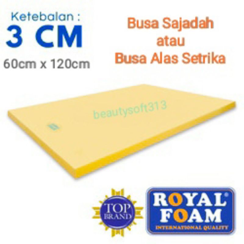 Musangjantan112 Busa Lembaran Busa Kursi Kayu Busa Spon Busa Sajadah Alas Setrika Busa Custom