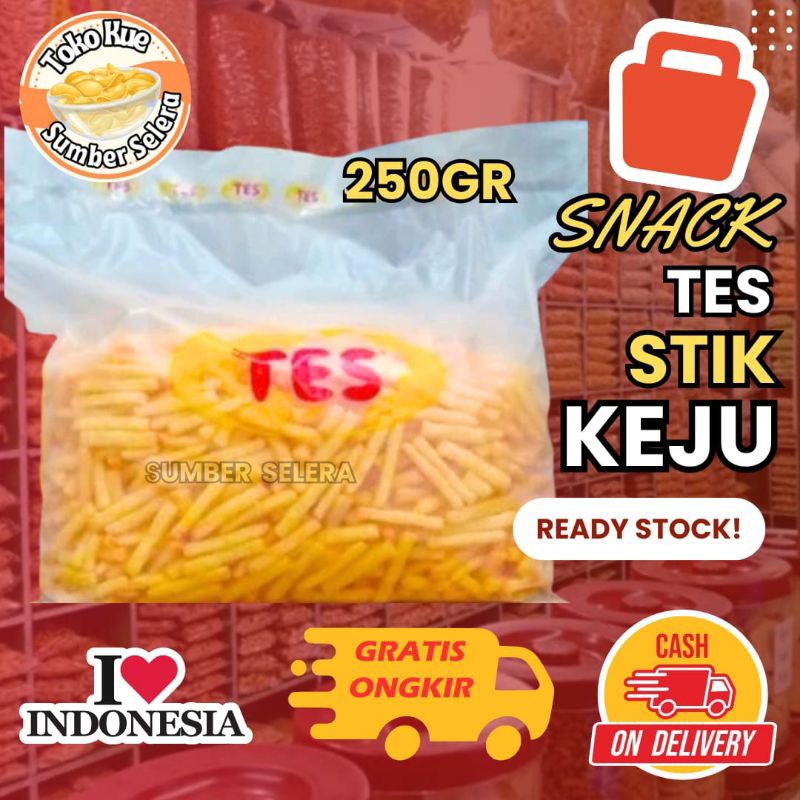 

Tes Stik Keju 250gr Tes Stik Kiloan