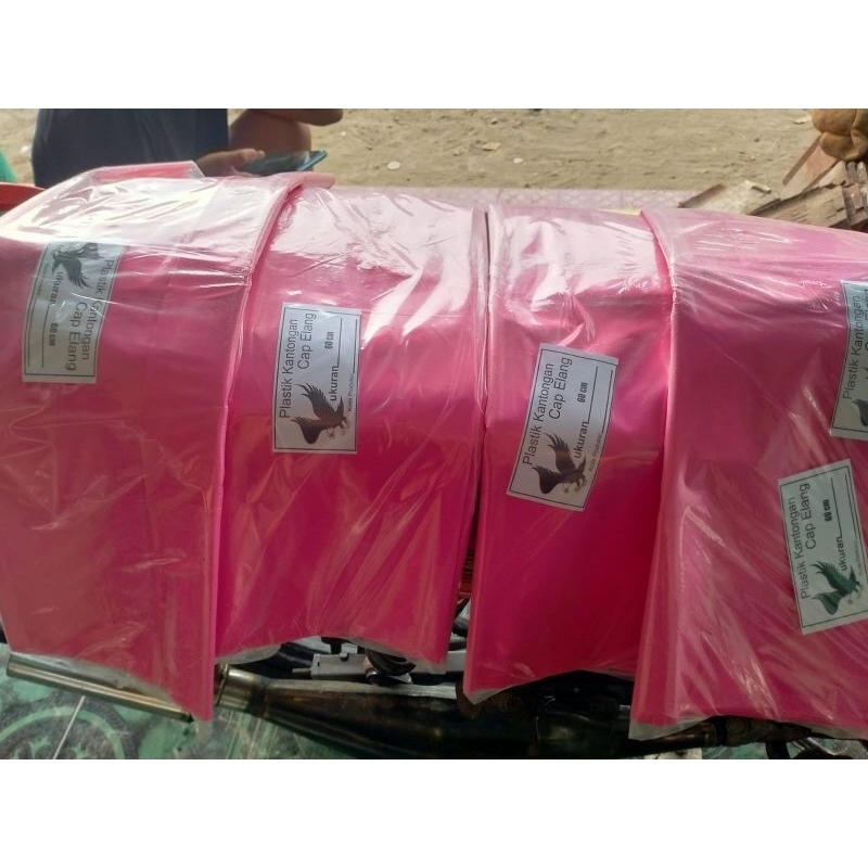 (ECERAN) PLASTIK KRESEK LAYANGAN CAP ELANG, MINIBEE, SAMPAH