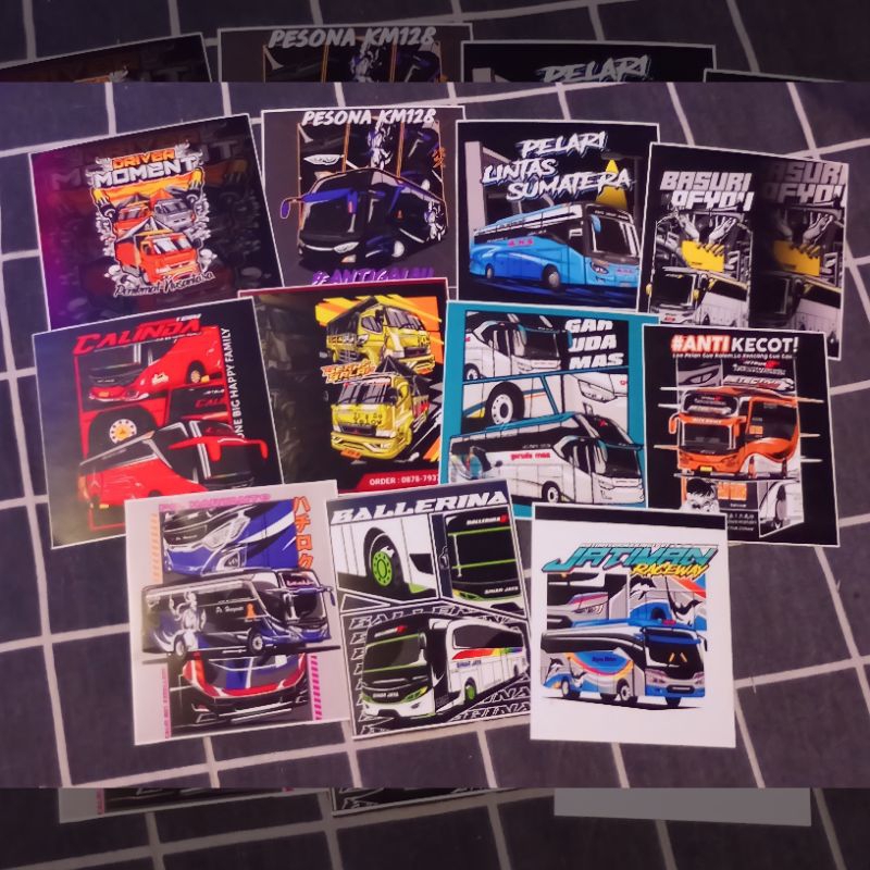 

Stiker buss premium berkelas ( isi 11 )