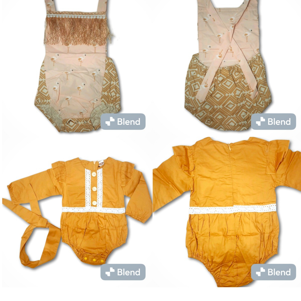 [IMPORT] Jumpsuit Anak Bayi Perempuan Tanpa Lengan / Baju Anak Bayi Perempuan / Baju Fashion Bayi Pe