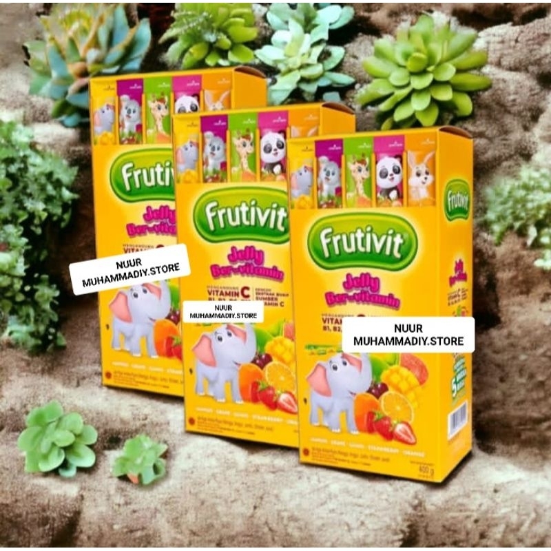 

Frutivit Jelly Stick Bervitamin 12 pcs ( Harga Per box )