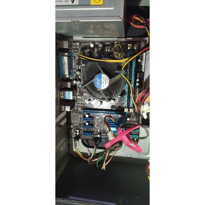 Paket Motherboard h61 + I3 gen2 fan