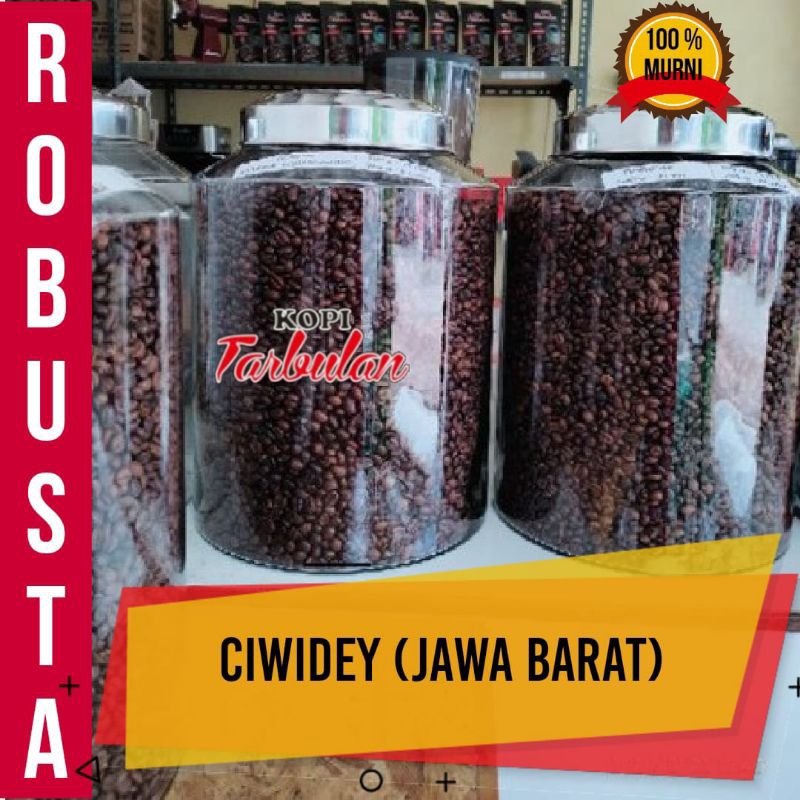 

Kopi Robusta Jawa Barat (Ciwidey) Netto 100 gram