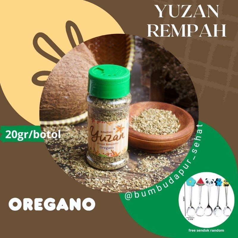 

Yuzan Rempah Oregano 15gr bonus sendok lucu