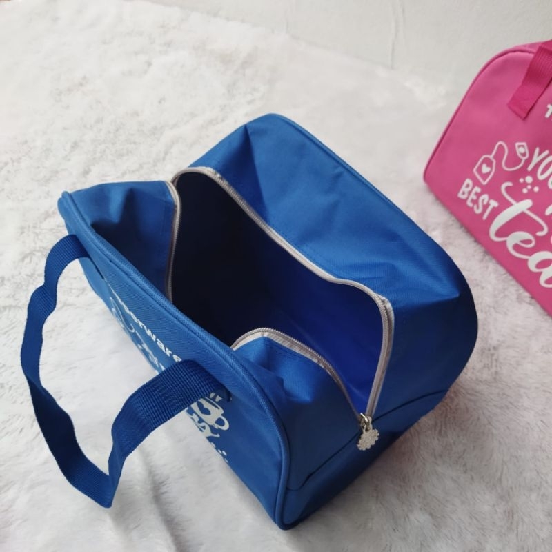 Tas bekal Coolteen Best tea Tupp ( Zipper bunga es)