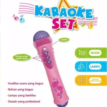 Mainan Mic Karaoke Set Barbie / Mainan Musik / Mainan Set Musical / Mainan Anak Karaoke Anak Set Mus
