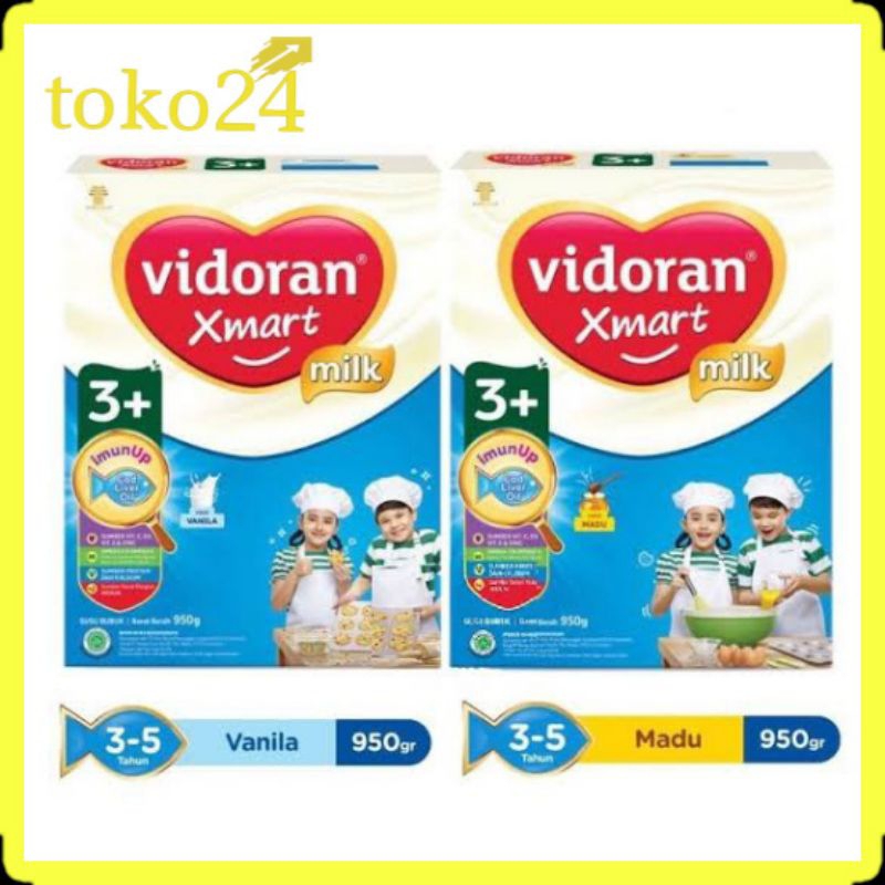 Vidoran Xmart 3+ 350 gr Susu Balita 3 - 5 Tahun