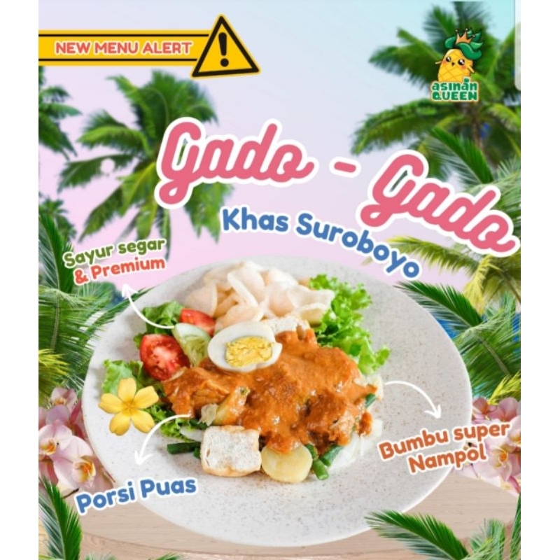 

Gado Gado Surabaya Asinan Queen Sayur Mentah Matang Bumbu Kacang