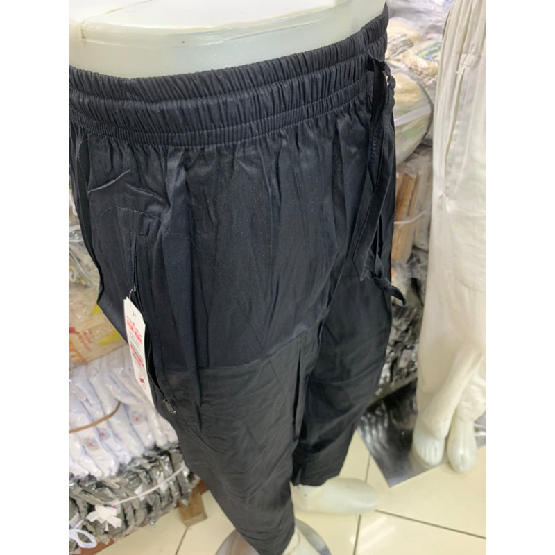 Celana Sholat Sirwal Pria Dewasa Bahan Katun Dalaman Gamis Pria Perlengkapan Haji dan Umrah