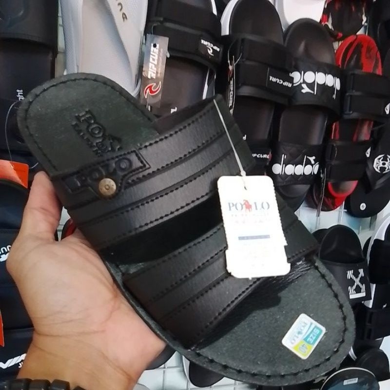sandal kulit pria sandal cowok kulit sandal kulit sandal kulit merk polo dr nomor 39 sampai 43