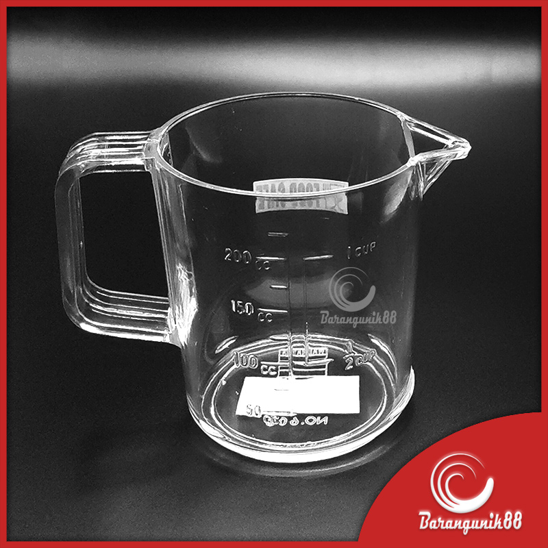 Gelas Takar 250 ml cc Measuring Cup Plastik Akrilik Nagata