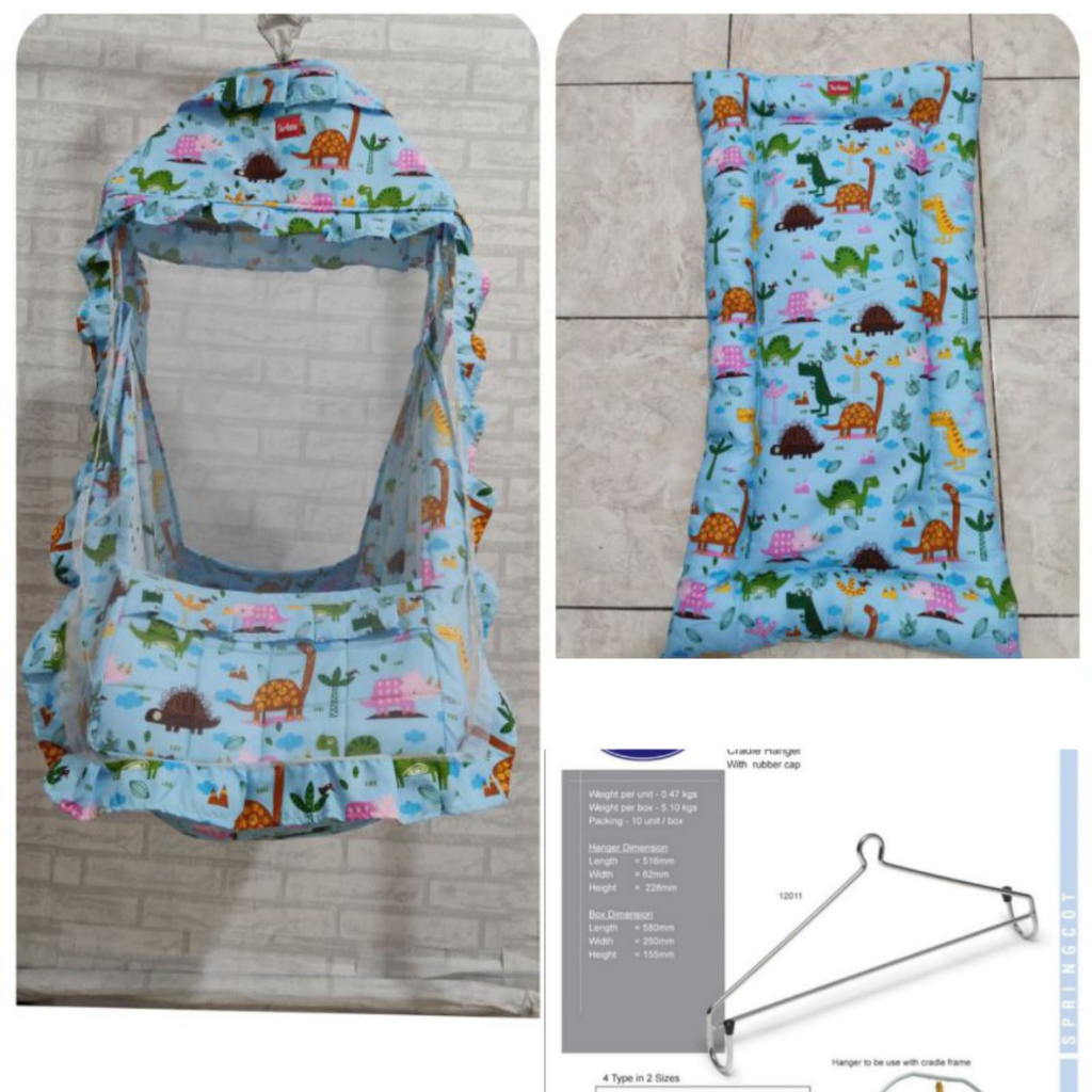 AYUNAN BAYI FREE BESI GANTUNGAN//AYUNAN BAYI INSTAN//AYUNAN BAYI KELAMBU FREE BESI HANGER//AYUNAN BA