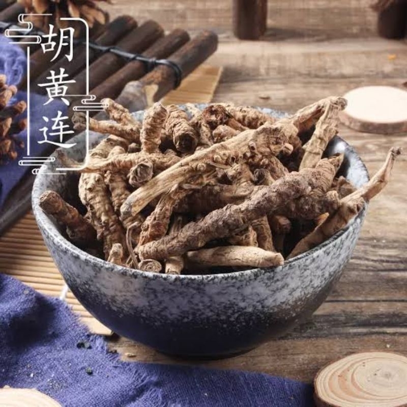 

100gr Herbal Fan Hu Lian 番胡连 Figwortflower Picrorhiza Rhizome