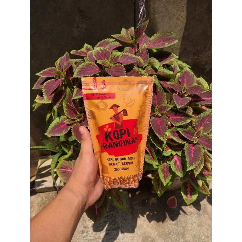 

kopi bubuk robusta, kopi hitam bubuk, 100% kopi bubuk asli, kopi sumsel palembang 200gr