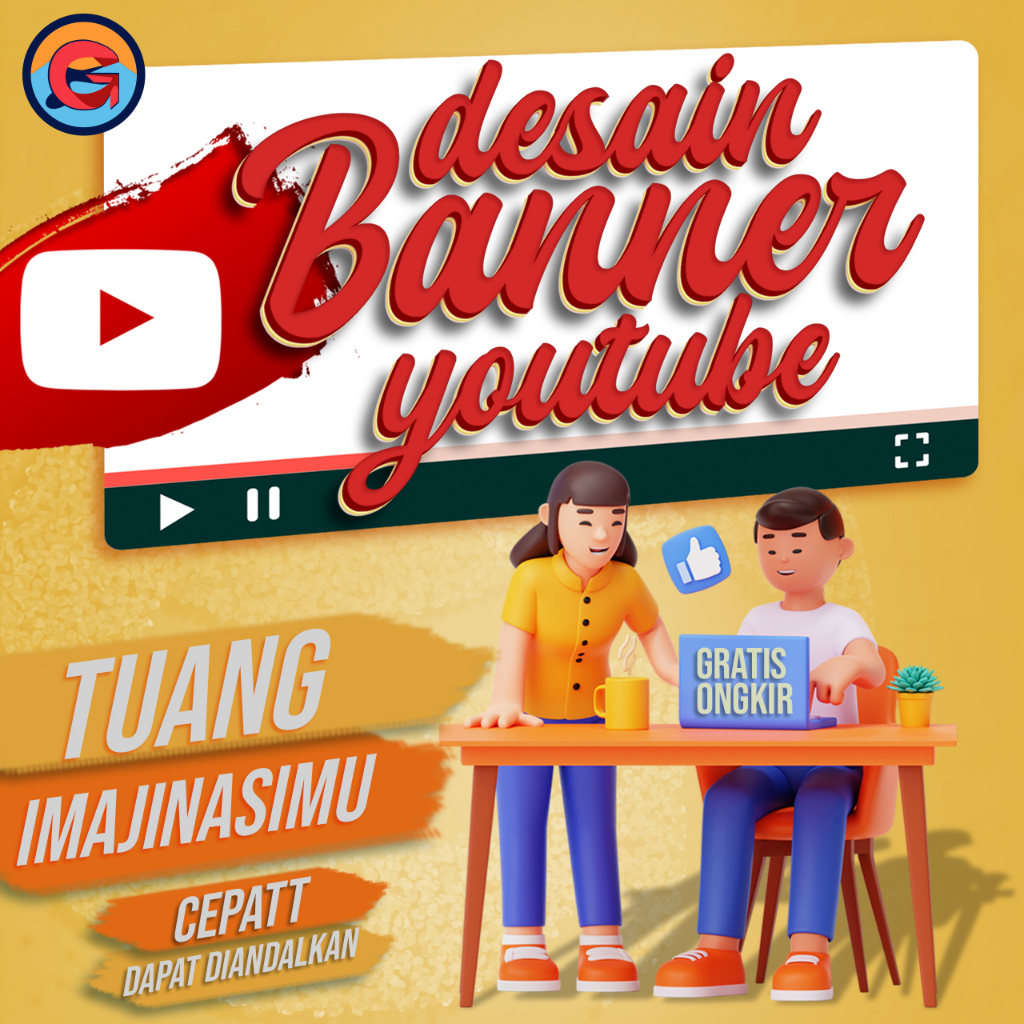 Jasa Desain Banner Youtube Konten Podcast , Vlog , Game , Iklan , Politik , Usaha , Bisnis ,UMKM ,Tu