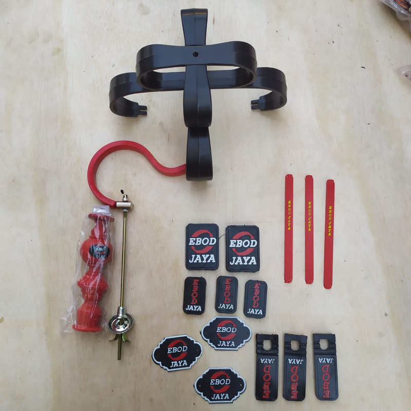 AKSESORIS LOGO EMBLEM MERK EBOD JAYA UNTUK SANGKAR MURAI FULLSET LOGO