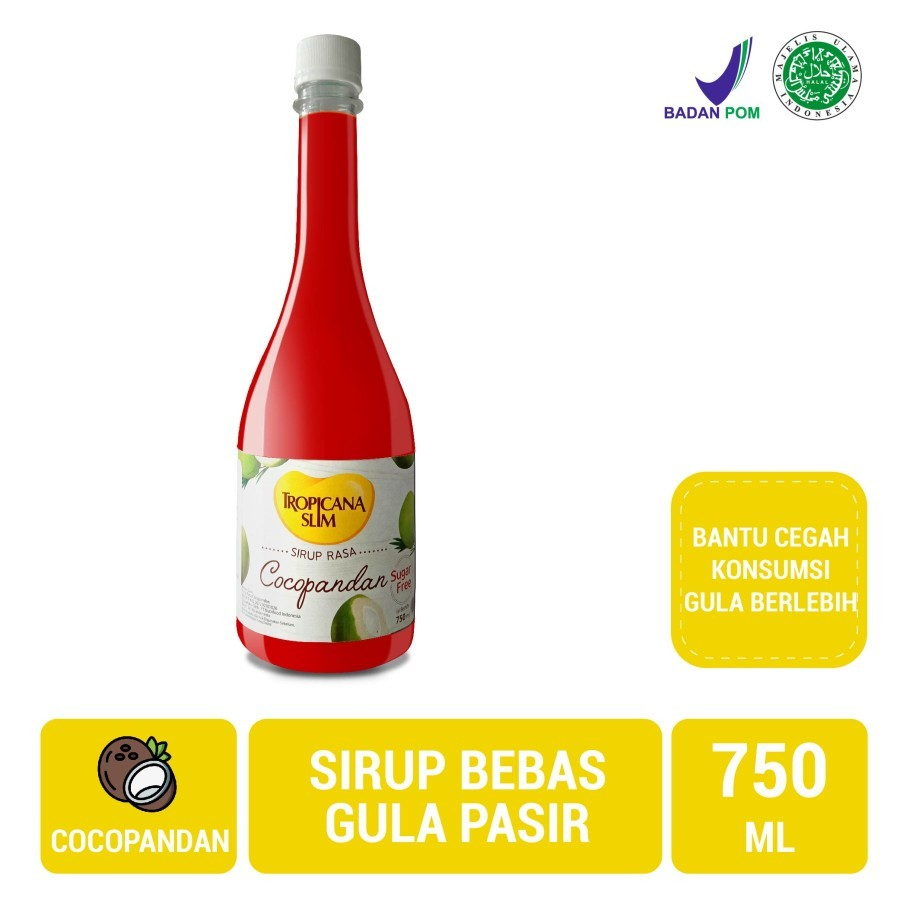 

Tropicana Slim Syrup Coco Pandan 750ml