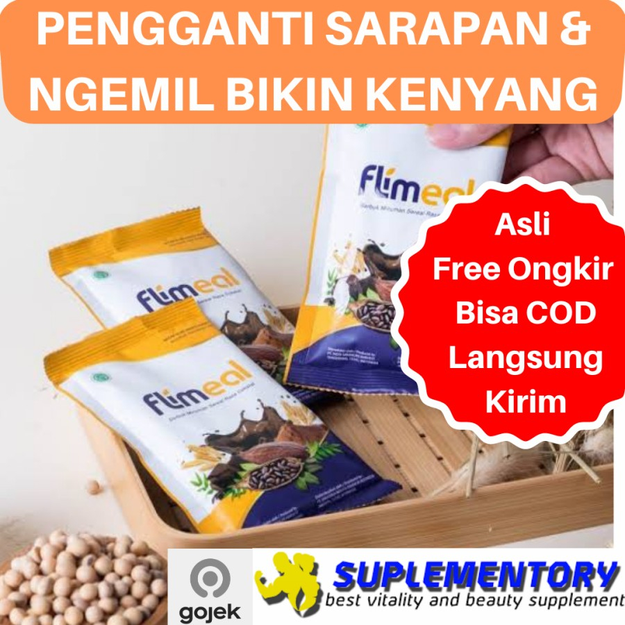 

flimeal sachet Ecer Flim Meal Replacement flimtu flimty Flimtea pengganti sarapan susu diet flimmeal