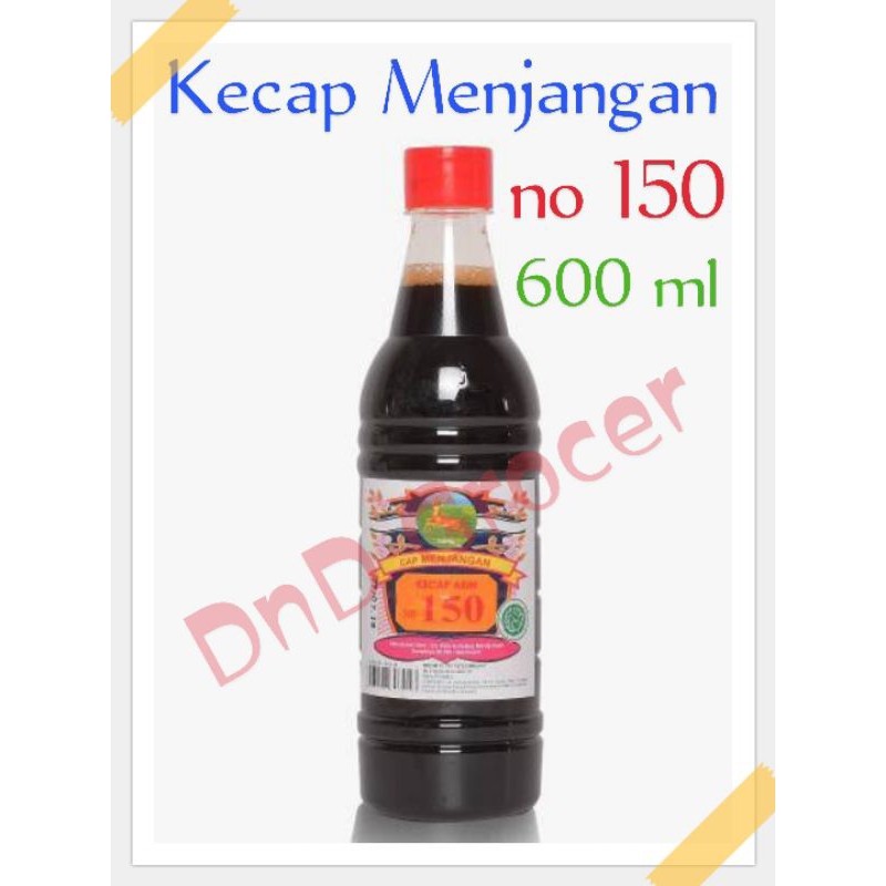

Kecap Asin cap Menjangan no.150, 600ml