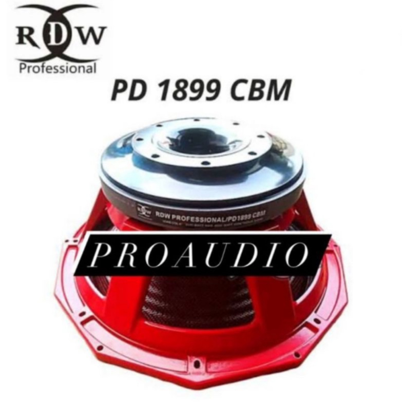 Speaker Komponen RDW 18 PD 1899 / PD1899 CBM - 18 inch