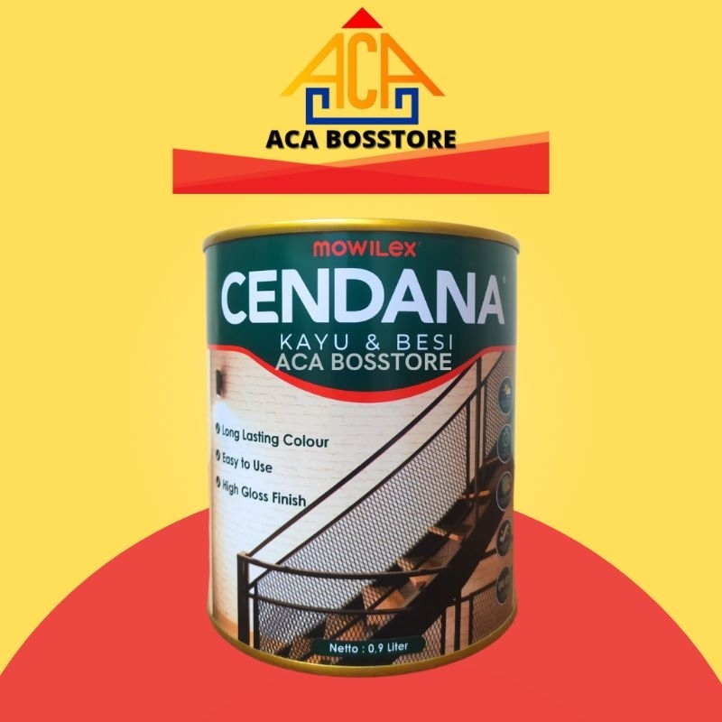 Cat Minyak Kayu Dan Besi Cendana Mowilex 900 Gram