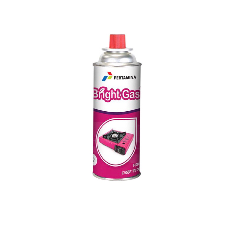Bright gas kaleng 220g butane fuel hi cook oikosh wonder
