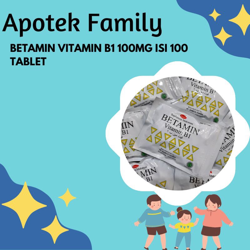 betamin vitamin b 1 100mg isi 100