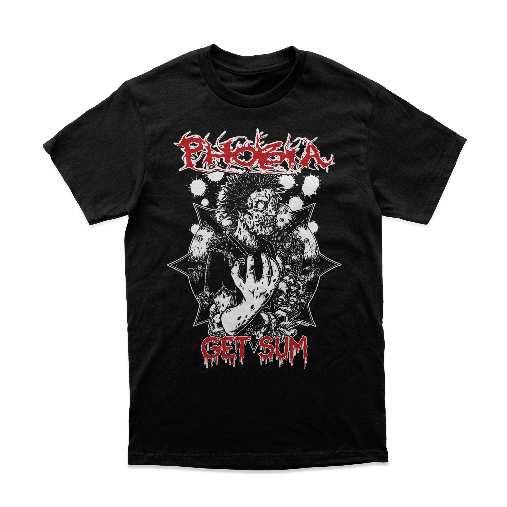 Kaos Tshirt Baju Band Phobia "Get Sum" Merchandise