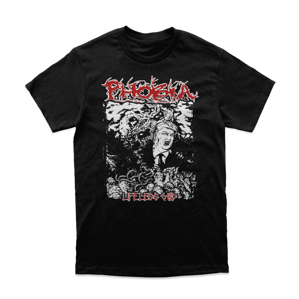 Kaos Tshirt Baju Band Phobia "Lifeless God" Merchandise
