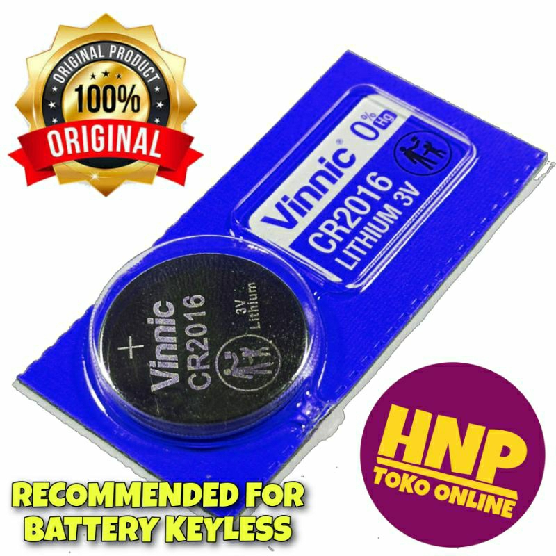 Baterai Remot Mobil Toyota Agya CR2016 ASLI Batre Keyless