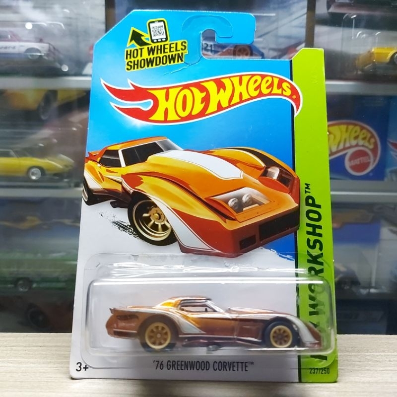 HOT WHEELS 76 GREENWOOD CORVETTE - SUPER TREASURE HUNT - THS - STH