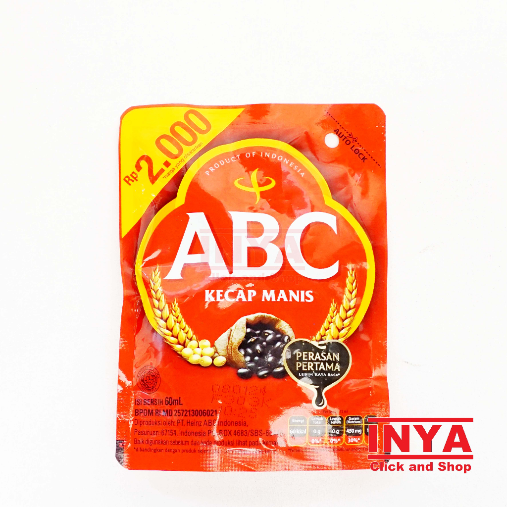 

ABC Kecap Manis Kemasan Kecil 60ml - Soysauce