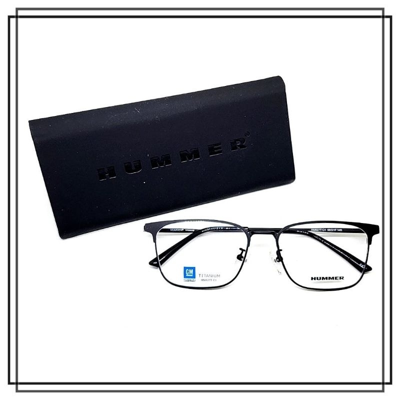 FRAME KACAMATA TITANIUM HUMMER 827 Model Keren Kualitas Premium Elegan ORIGINAL BRANDED