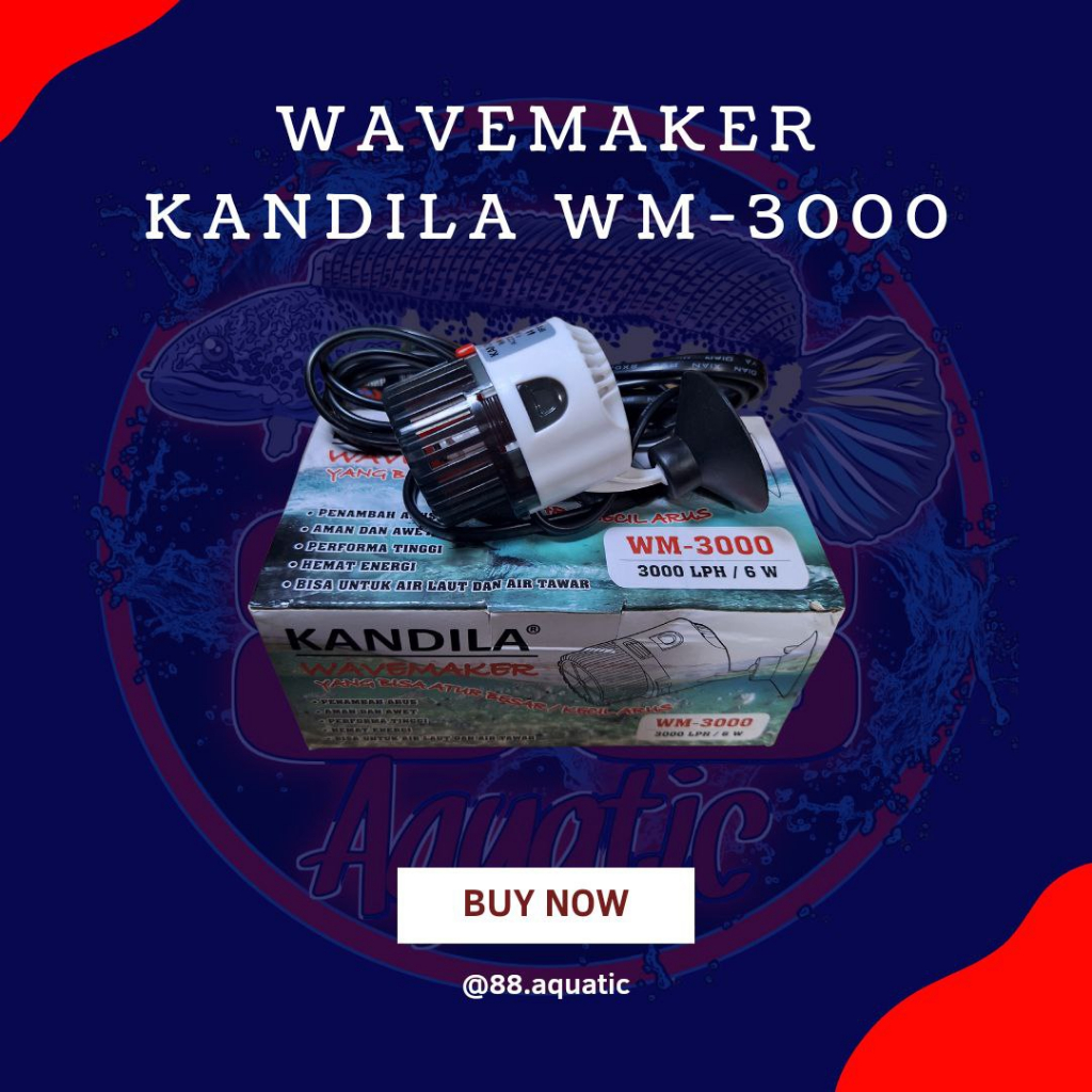 Wavemaker Kandila WM-3000 Pembuat Arus Aquarium