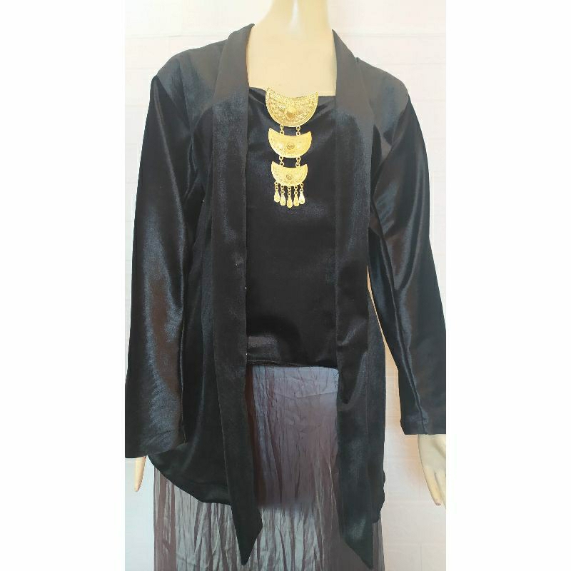 KEBAYA KUTUBARU BLUDRU HITAM