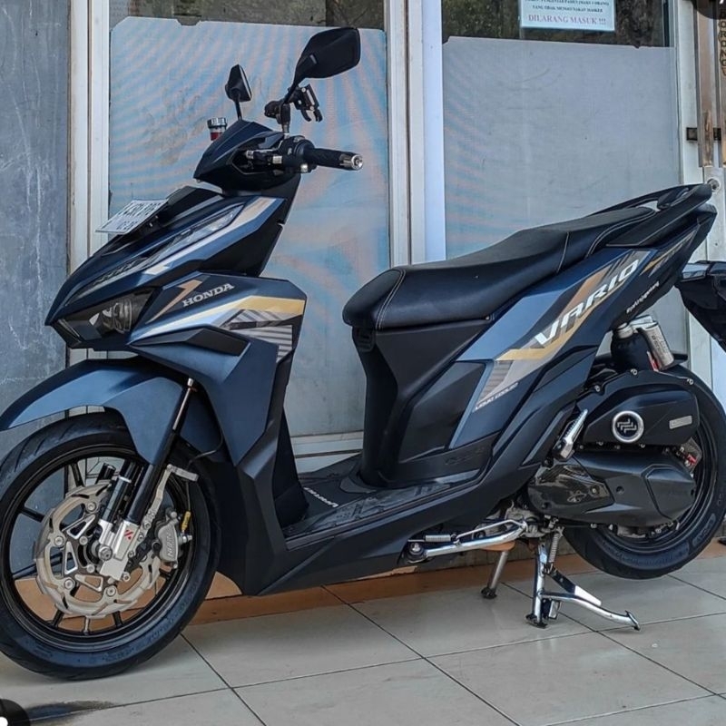 Striping Lis sticker standar ORI honda vario 125 2022 2023 biru doff Striping vario new 125
