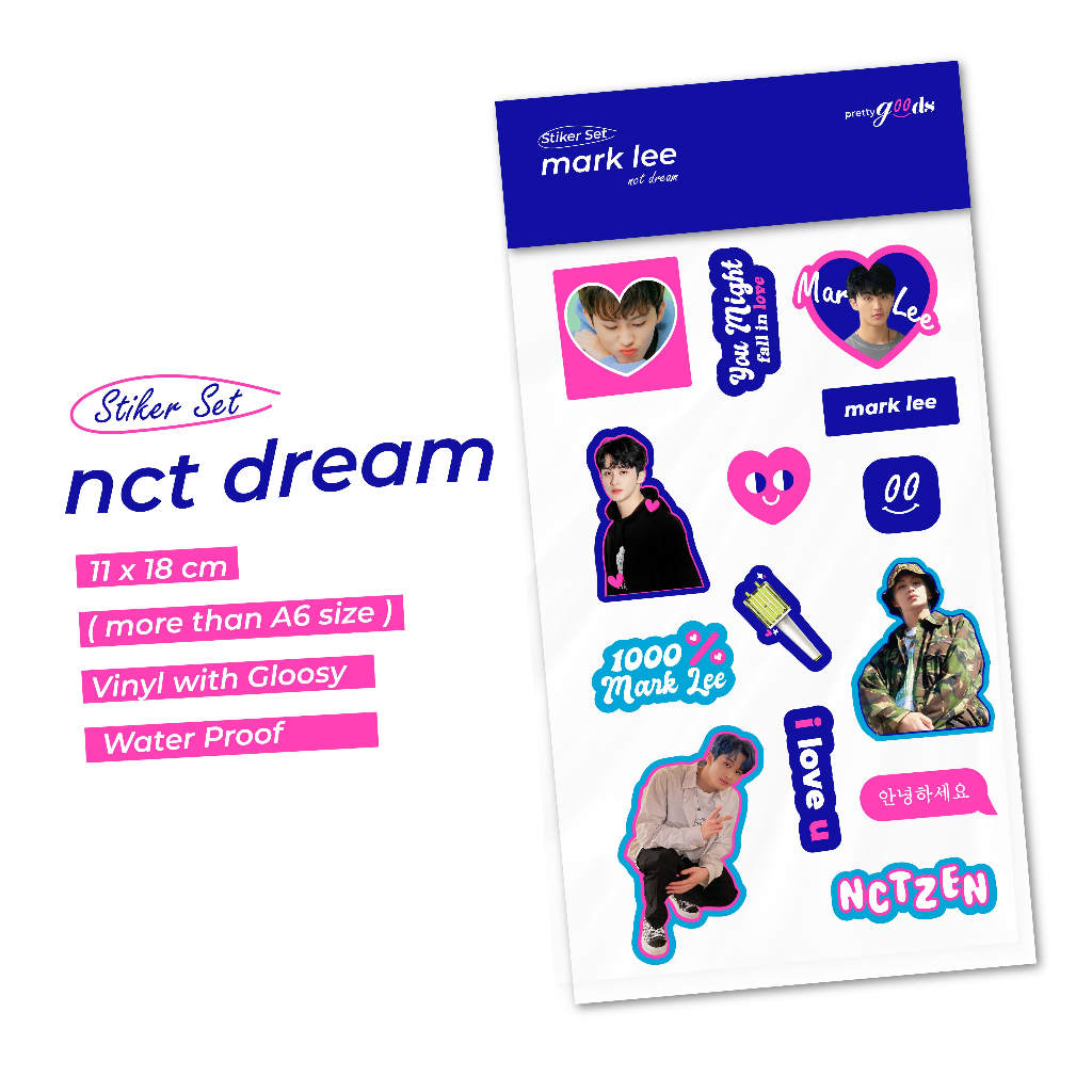 

READY STICKER NCT DREAM | STICKER TUMBLER LAPTOP | DECO STICKER